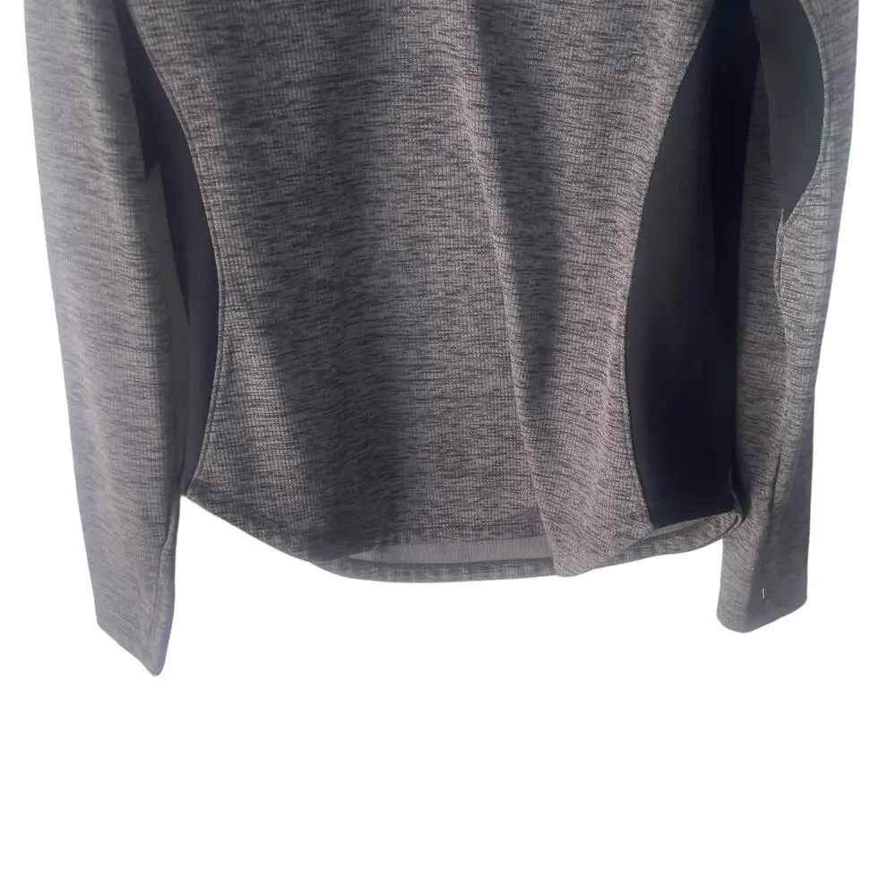 Columbia Womens Size Large Grey Half Button Pullover Activewear Outdoors Sweater